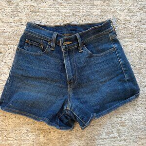Levi's Jean Shorts Womens 26 Blue Denim